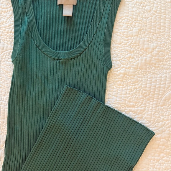 H&M Green Ribbed Dress - Picture 4 of 6